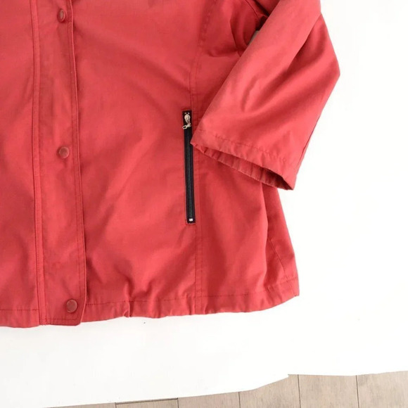 Vintage Fen-Nelli Sport Red Jacket  with Hood Size 15-16 - Picture 7 of 13